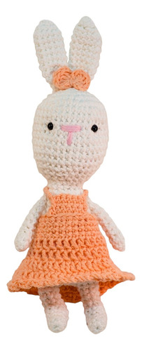 Coneja Amigurumi Muñeco De Apego Tejido A Crochet