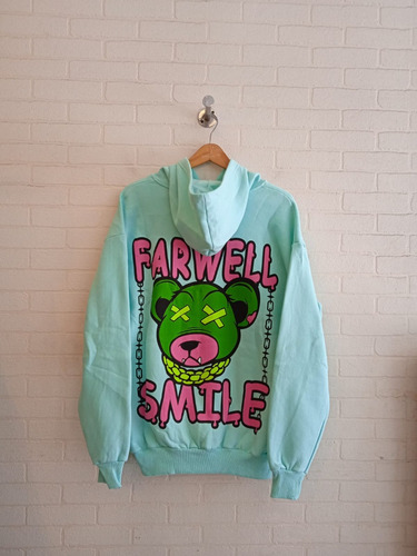 Buzo Oversize Con Frisa Marca Farwell Modelo Smile