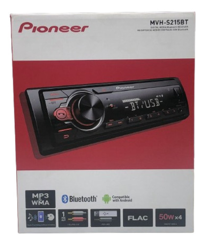 Radio Pioneer Mvh-s215bt Bl-usb