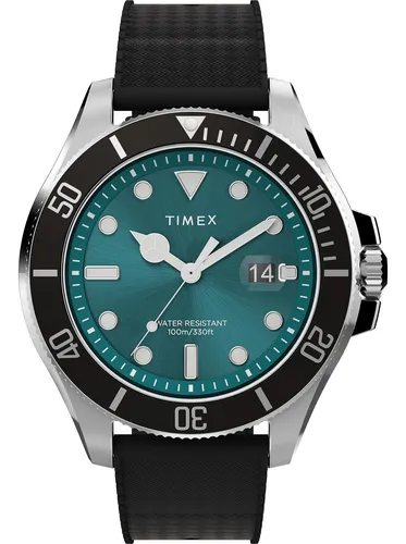 Reloj Timex Deep Water Para Hombre, Caja De 43 Mm, Esfera Ve