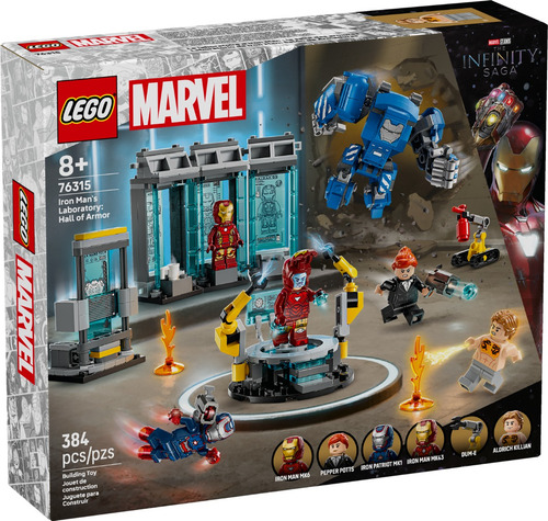 Lego® | Marvel Laboratório Do Homem De Ferro 76315