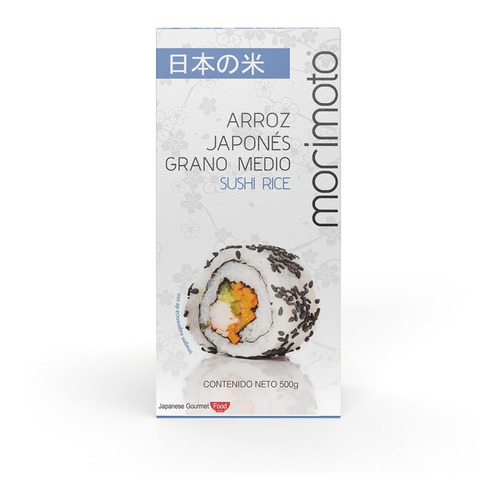Arroz Japonés Grano Medio Para Preparar Sushi Morimoto 500g