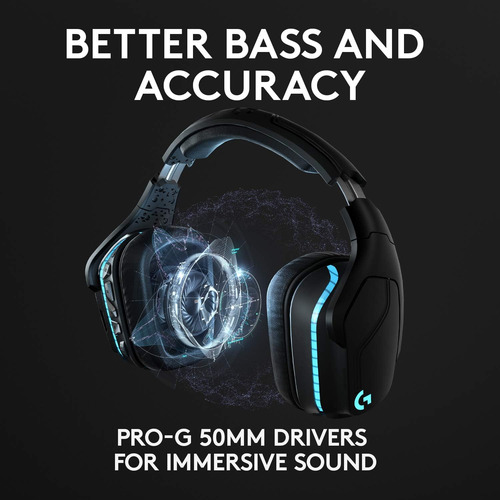 Logitech G935 Dts Inalámbricos: X 7.1 Subloración Subretro L