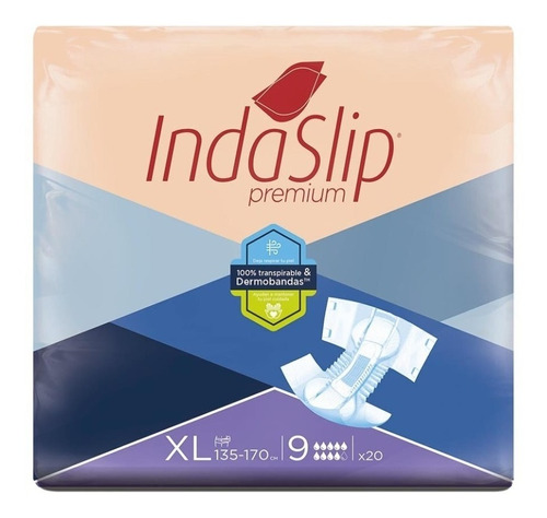 Pañales Para Adulto Indaslip Premium Xl9 X 20 Unidades