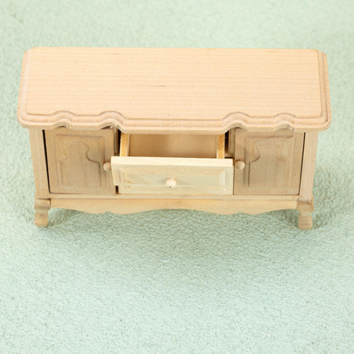 Gabinete De Casa De Muñecas De Madera Escala 1:12 Para