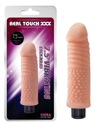 Vibrador Consolador 7.5 Real Touch Xxx Color Carne