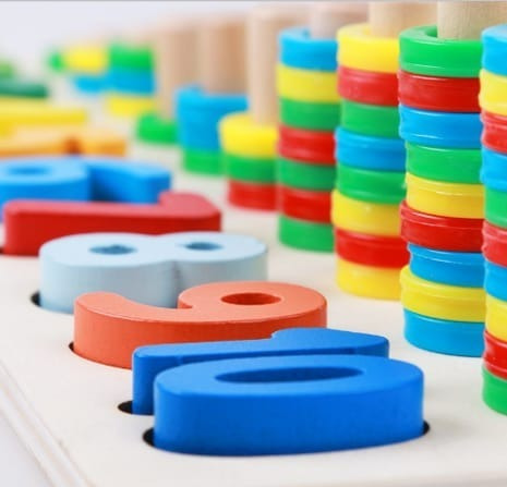 Set Matemáticas Puzzle Numero Y Cantidades Calculo Niños
