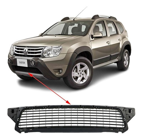 Rejilla Inferior De Parachoque Frontal Renault Duster 10-14