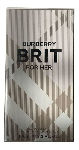 Perfume Burberry Brit De Mujer Eau De Toilette 100ml