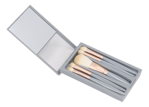 Kit De Brochas Cosméticas Portátiles, Juego De Maquillaje De