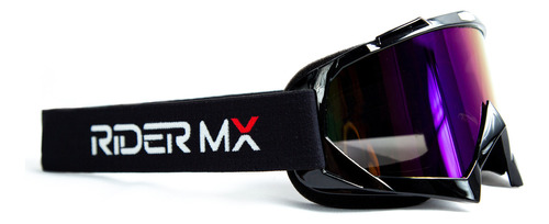 Óculos Proteção Motocross Enduro Lente Espelhada Colorida Cor da armação Preto Cor da lente Colorido Tamanho Único