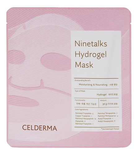 Celderma Ninetalks - Máscara Facial De Hidrogel (temporada.