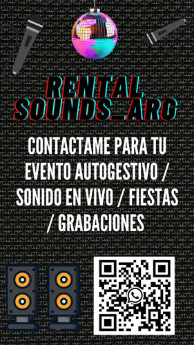 Alquiler De Sonido/microfonos/mixer/amps/sonido En Vivo