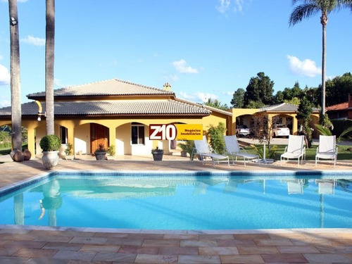 Imagem 1 de 30 de At: 5100,00 M2 - Ac: 650,00 M2 - Magnifica Chacara, Condominio Residencial Polaris - Casa Completa - Casa De Campo - Indaiatuba/sp Z10 Imoveis - Ch01732 - 33614777