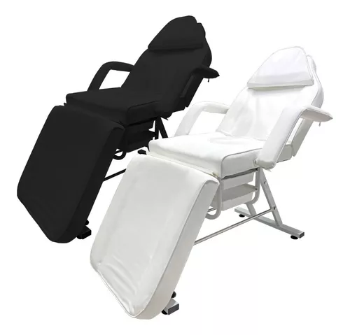 Camilla - Sillón Cosmetológico y Tatuajes Pro Elegance Blanco X2 - Camillas  Chile