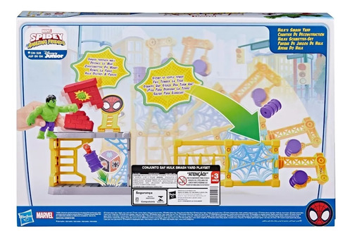 Marvel Set Spidey Parque De Juego De Hulk Hasbro Disney