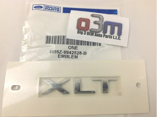 Emblema Xlt Compuerta Ford Explorer 2011/2019 Original