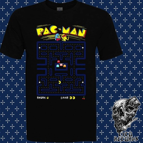 Pac-man Arcade - Videojuegos - Polera- Cyco Records