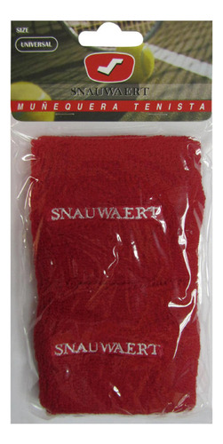 Muñequera Deportiva Toalla Rojo Snauwaert