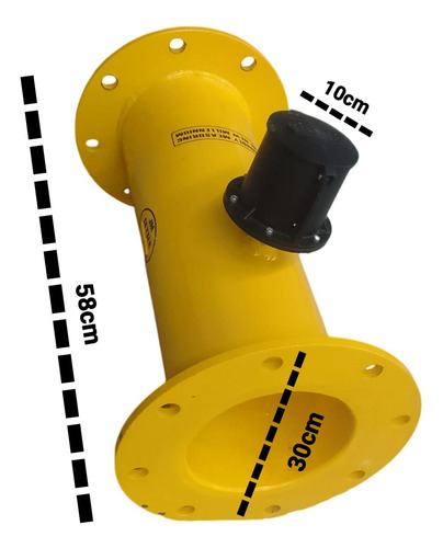 Medidor De Flujo Tipo Propela Geyser 8 Pulgadas Bridado