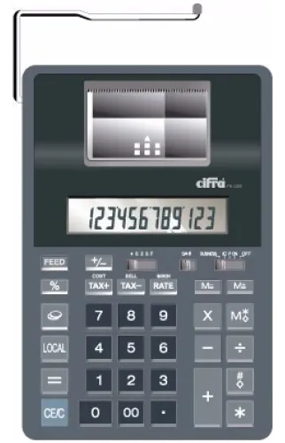 Calculadora De Escritorio Cifra Pr-1200 Con Papel