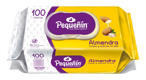 Panitos Humedos Pequenin Almendra - Unidad a $118