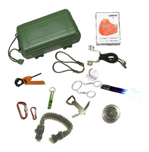 Kit N°4, 12 En 1 De Orientación, Supervivencia Y Scouts/lito