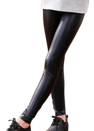 Leggins Ni a Pantal n Tipo Cuero Para Ni a Ni as Legins