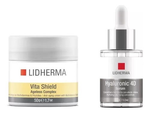 Vita Shield Vit. B3 B5 B6 C, E + Hyaluronic 4d Serum Lidherm