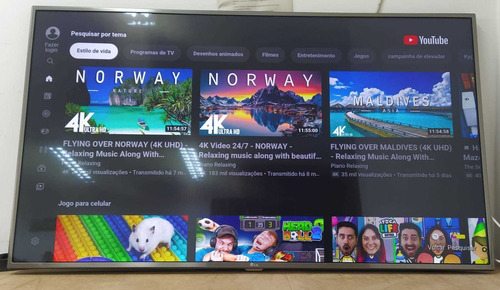 Imagem 1 de 3 de Smart Tv LG 55 4k (55uh6500)