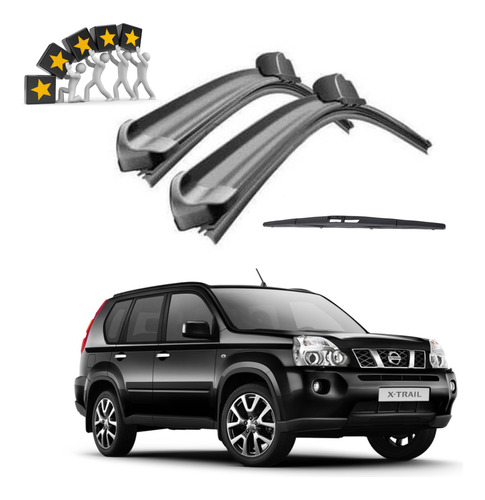 Plumas Limpiaparabrisas Bananas Nissan Xtrail 2008 Al 2013