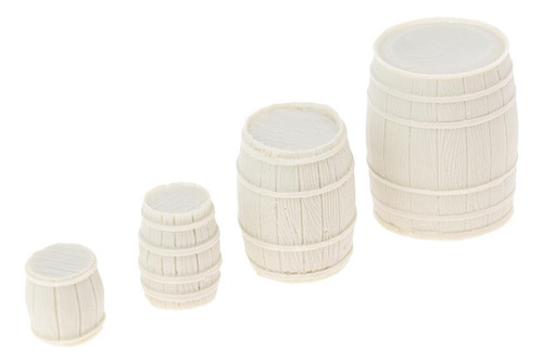 . 1:35 Resina De Comida Modelos De Barril De Pan Sin