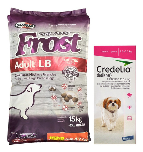 Imagen 1 de 2 de Comida Perro Frost Adulto Lb Large Breed 15 + 2 Kg + Regalo