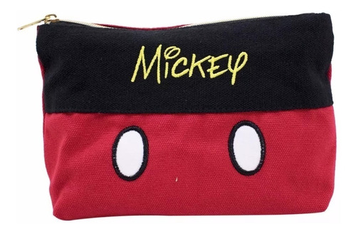 Necessaire Mickey 14x21cm - Disney Cor Vermelho