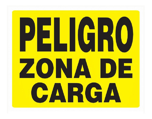 Aviso Peligro Zona De Carga Seven Sscpe000026