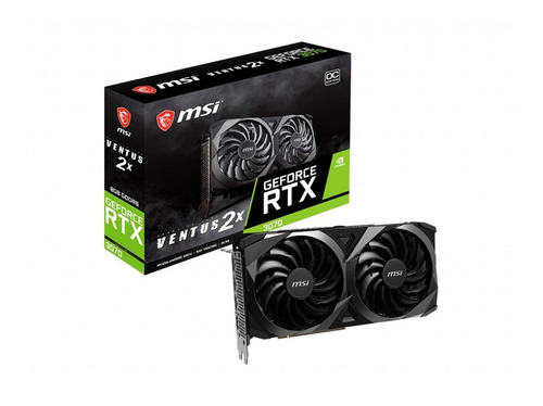 Placa De Video Msi Rtx 3070 Ventus 2x Nvidia 8gb Gddr6