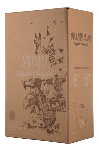 Bag In Box Animal Organic Malbec X3000ml Oficial!!