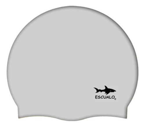 Gorras Natación Modelo Adulto Color Plata - Escualo Color Plateado Diseño de la tela Liso Talla unitalla