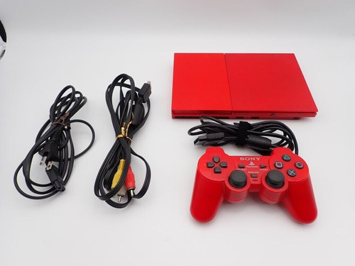 Ps2 Slim Rojo Edicion Limitada Latinoamerica