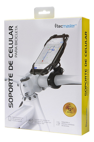 Soporte Celular Tecmast Bicicleta O Moto Hasta 1kg Tm-700501