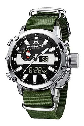 Reloj Militar Megalith, Relojes Deportivos Para Hombres, Rel