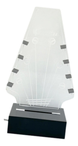 Light Up Guitar Picker Práctico Para El Almacenamiento De
