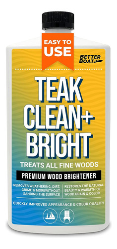 Teak Cleaner Brightener For Wood Teak Oil Or Teak Sealer For
