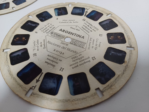 7k View Master Antiguo Juego De Discos Argentina Ciudad