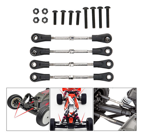 4 Piezas Actualizado Rc Coche Varilla De 68mm-77mm