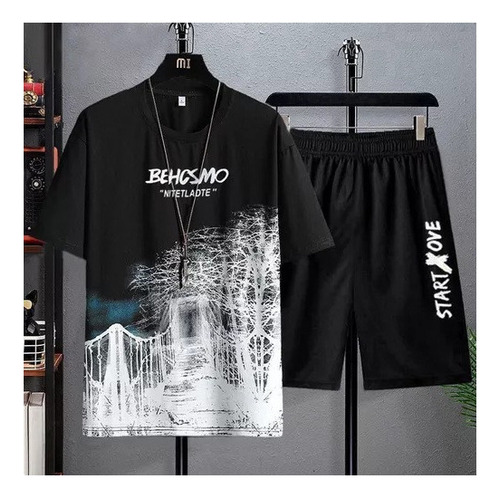 Camisa Deportiva Masculina + Shorts