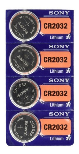 Sony Cr2032 Batería De Ion De Litio Paquete De 4