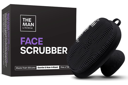 The Man - Exfoliante Facial De Silicona Para Hombres, Masaje