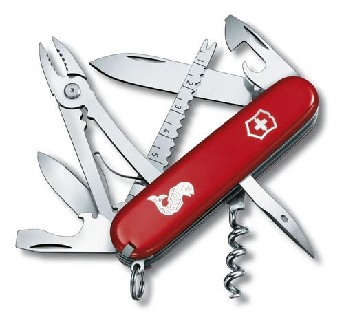 Cortaplumas Victorinox Angler Pesca Descamador 19 Usos Suiza