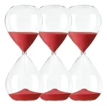 Comprar Reloj De Arena Para Decoración, Mxgwd-003, 3pzas, 5min, Rojo